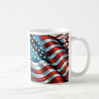 Caneca De Café American Flag Mug