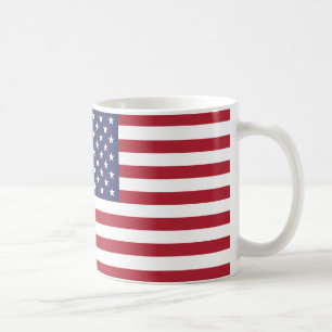 Caneca De Café "American Flag Mug - Stars and Striges Patrióticos