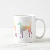 American Foxhound Geo Pattern Silhoule Pastel