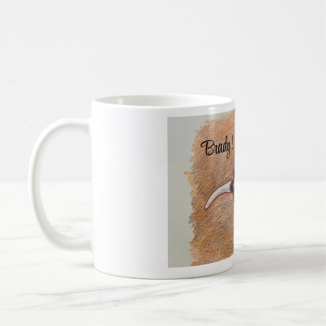 Caneca De Café American Foxhound Russell Terrier (Esquerda)