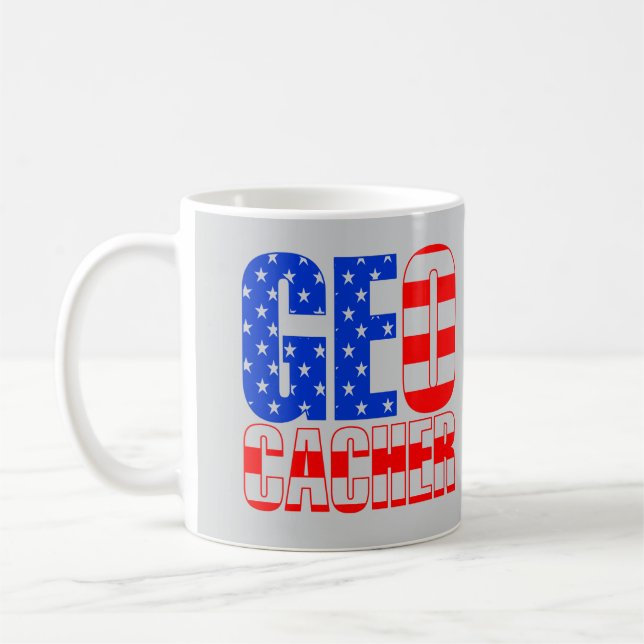 Caneca De Café American Geocacher (Esquerda)