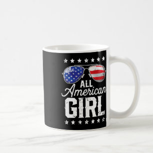 Caneca De Café American Girl, 4 De Julho, Familiar Correspondendo