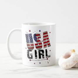 Caneca De Café American Girl Personalizada