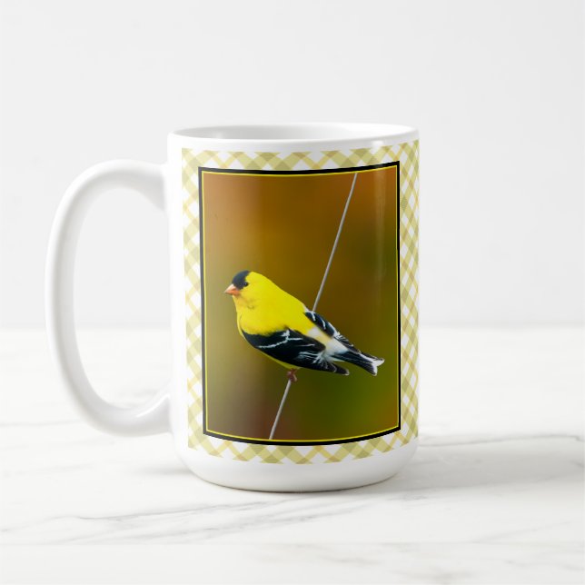 Caneca De Café American Goldfinch - Fotografia original (Esquerda)