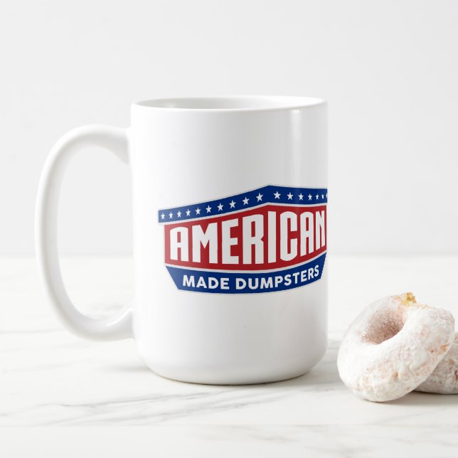 Caneca De Café American Made Dumpsters Mug (15 ouce) (Com Donut)