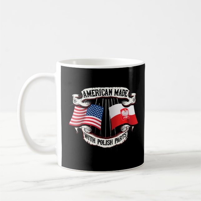 Caneca De Café American Made Polonês — Parte Solidariedade Polôni (Esquerda)