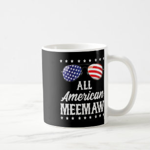 Caneca De Café American Meemaw 4° Dia da Independência Patri