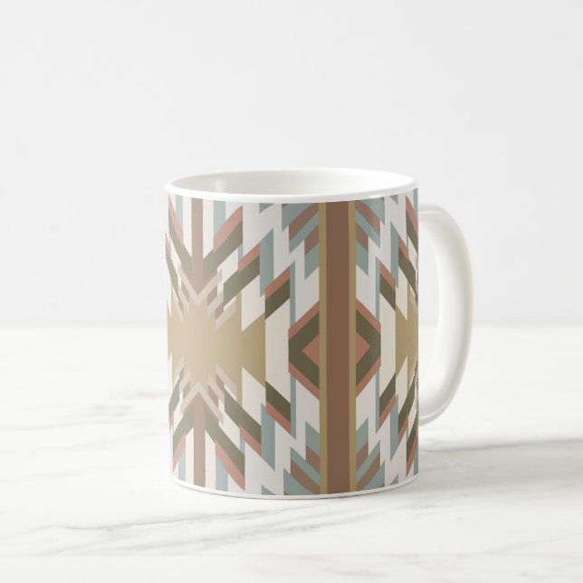 Caneca De Café American Southwest Desert Colors Inspired Design (Frente Esquerda)