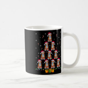 Caneca De Café American Staffordshire Terrier Dog Santa Hat Xmas