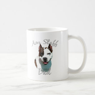 Caneca De Café American Staffordshire Terrier Pai 2