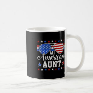 Caneca De Café American Tia Matching Family 4 De Julho Estados Un