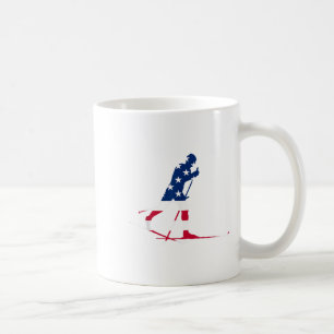 Caneca De Café American Usa Flag Nórdico Ski Legal Skier Gift Top