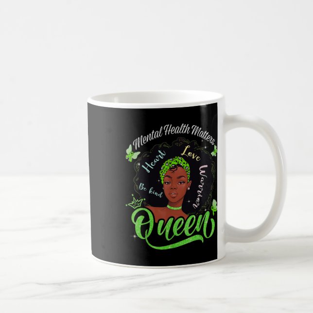 Caneca De Café Americana de Problemas de Saúde Mental Woman Warri (Direita)