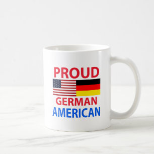 Caneca De Café Americano alemão orgulhoso