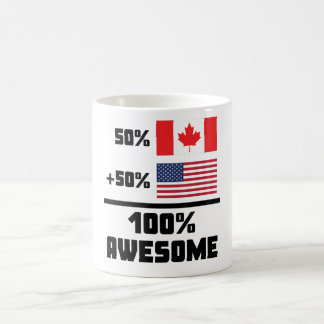 Caneca De Café Americano canadense impressionante