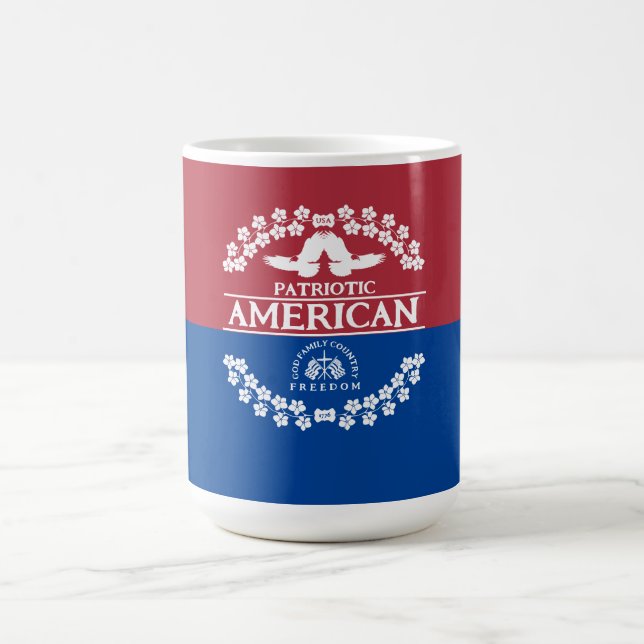 CANECA DE CAFÉ AMERICANO | EUA 1776 | LIBERDADE DE PAÍSES DA FAMÍ (Centro)