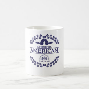 CANECA DE CAFÉ AMERICANO EUA 1776 LIBERDADE DE PAÍSES DA FAMÍ