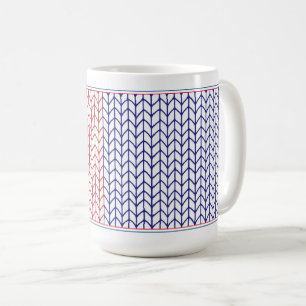 Caneca De Café AMERICANO KNIT Tall White Mug
