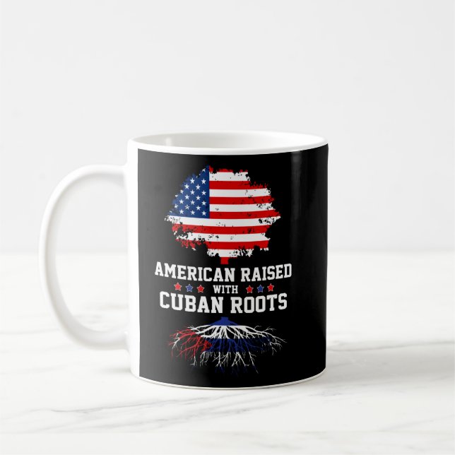 Caneca De Café Americano Levantado com Raízes Cubanas em Cuba (Esquerda)