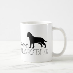 Caneca De Café Americano Staffordshire Terrier AmStaff Personaliz