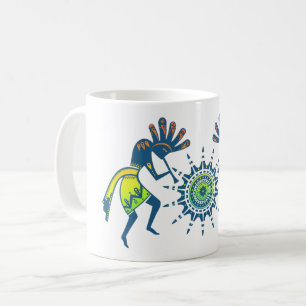 Caneca De Café Americanos nativos - Sun Dancing Kokopelli 5