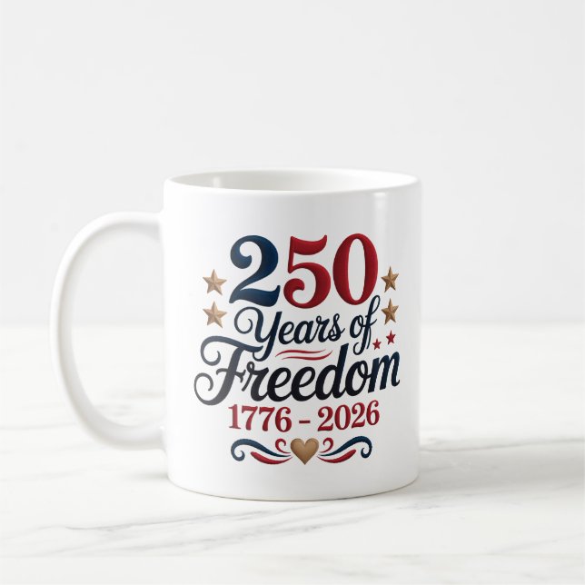 Caneca De Café America's 250th Anniversary Commemorative (Esquerda)