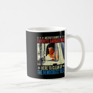 Caneca De Café Americas: Patilho De Lixo Favorito Corre Em Garba