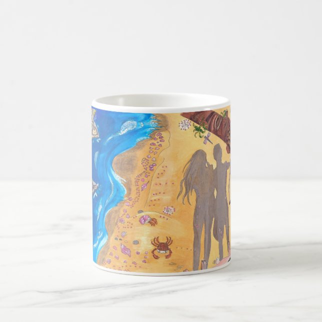 Caneca De Café Amica-Experiência de Auguri o Oneness (Centro)