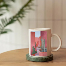Caneca de Café Amiga dos Cactos