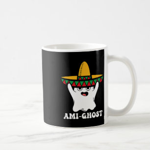 Caneca De Café Amighost Spooky Halloween Fantasma Mexicana Sombre