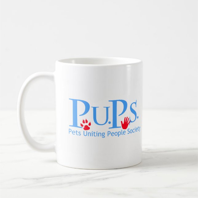 Caneca De Café Amigo Azul (Esquerda)