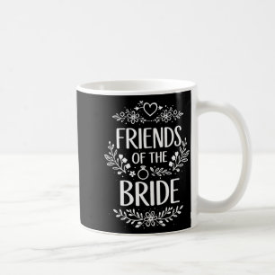 Caneca De Café Amigo da Família do Partido de Noivado da Noiva