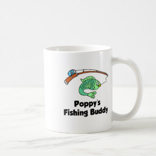 Caneca De Café Amigo de pesca do Poppy para crianças Neto ou neta