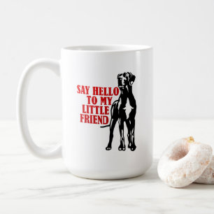 Caneca De Café Amigo divertido da raça Great Dane