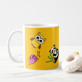 Caneca De Café Amigos animais bonitos