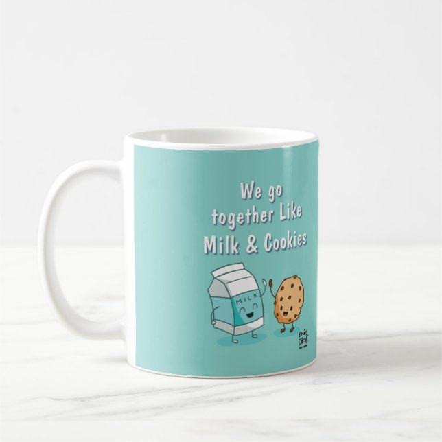 Caneca De Café Amigos como leite e biscoito (Esquerda)