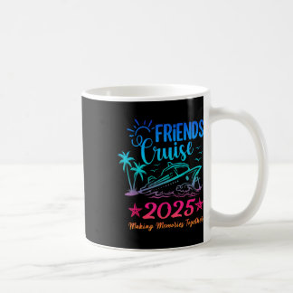 Caneca De Café Amigos Cruise 2025 Memórias de Fazer Juntas Soma