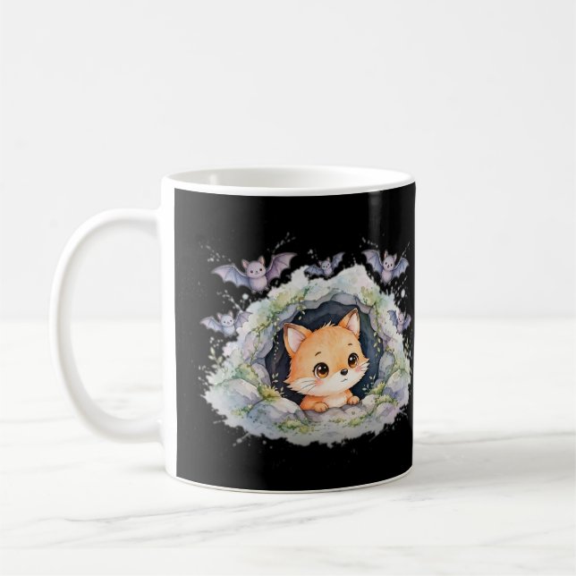 Caneca de Café Amigos da Caverna da Raposa Bat (Esquerda)