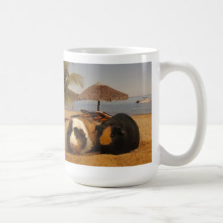 Caneca De Café Amigos da cobaia na praia