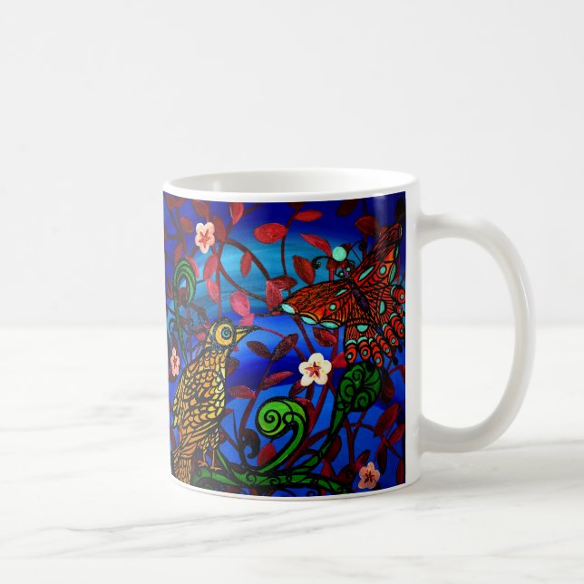 Caneca De Café Amigos de Bloosom da cereja (Direita)
