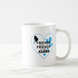 Caneca De Café Amigos de Boxing de Consciência do Cancer da Próst
