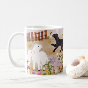Caneca De Café Amigos de Fazenda Whimsical - Mug de Café Animais 
