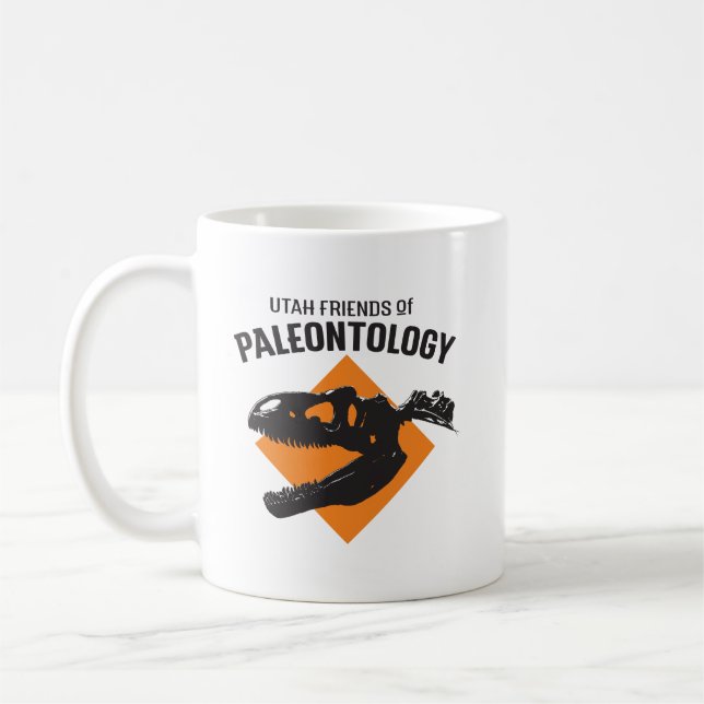 Caneca De Café Amigos de Utah de Paleontology Mug (Esquerda)