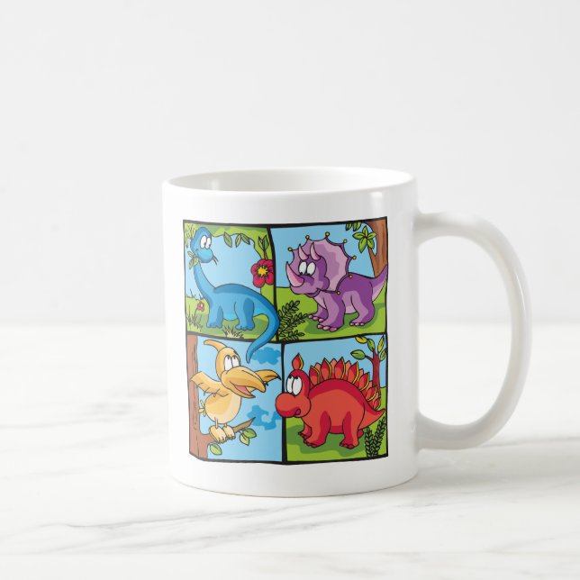 Caneca De Café Amigos Dino (Direita)