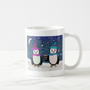 Caneca De Café Amigos do pinguim