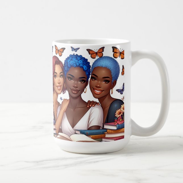 Caneca De Café Amigos e Palavras (Direita)