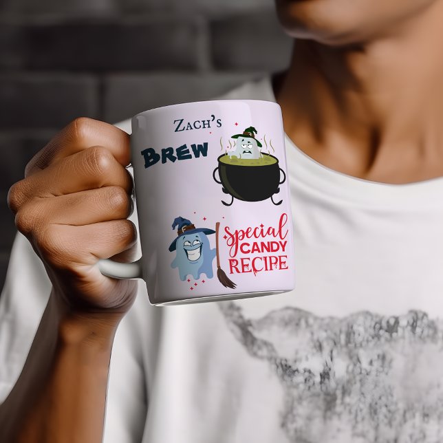 Caneca De Café Amigos engraçados de nome personalizado fantasmas  (Criador carregado)
