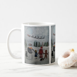 Caneca De Café Amigos Festivos Pintura de Alfred Fox