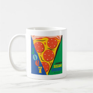 Caneca De Café AMIGOS™   Joey não compartilha Comida - Pizza Grap