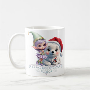 Caneca De Café Amigos num mundo de fantasia.